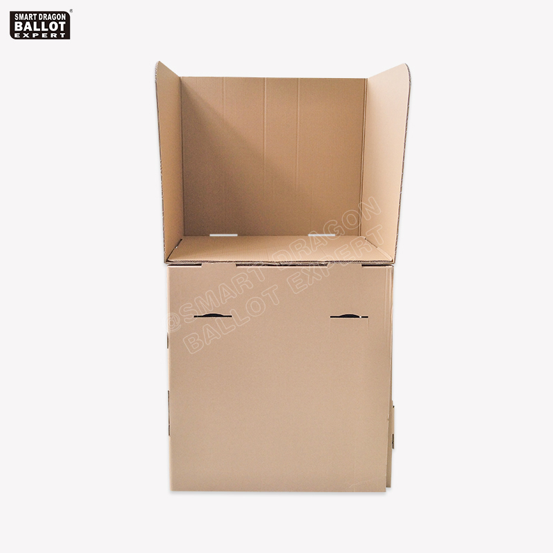Corrugated Cardboard Voting BoothBallot Box Supplier, Election