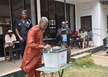 The President Election At Ghana