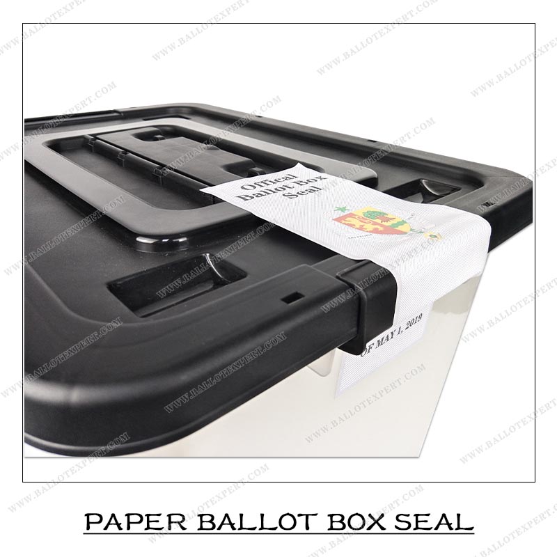 PAPER BALLOT BOX SEAL