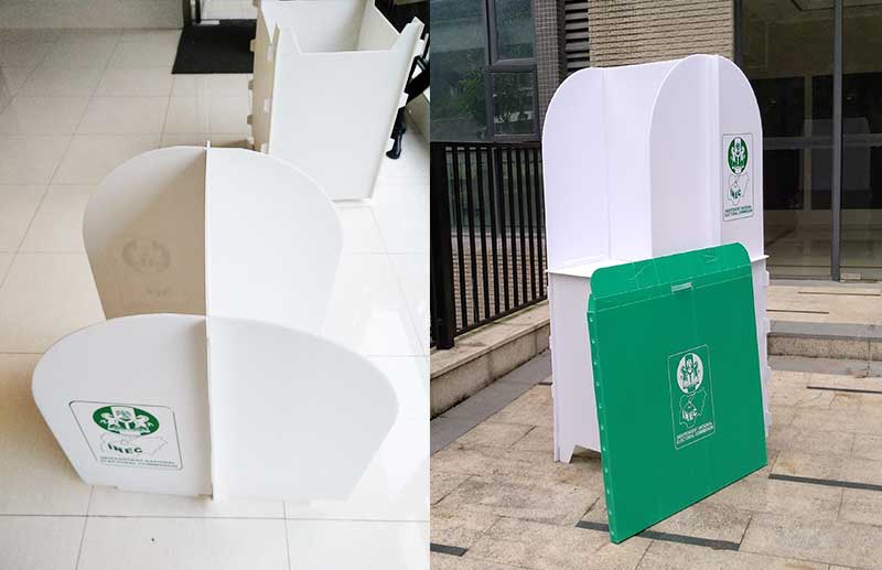 Hollow board voting booth1 Hollow board voting booth1