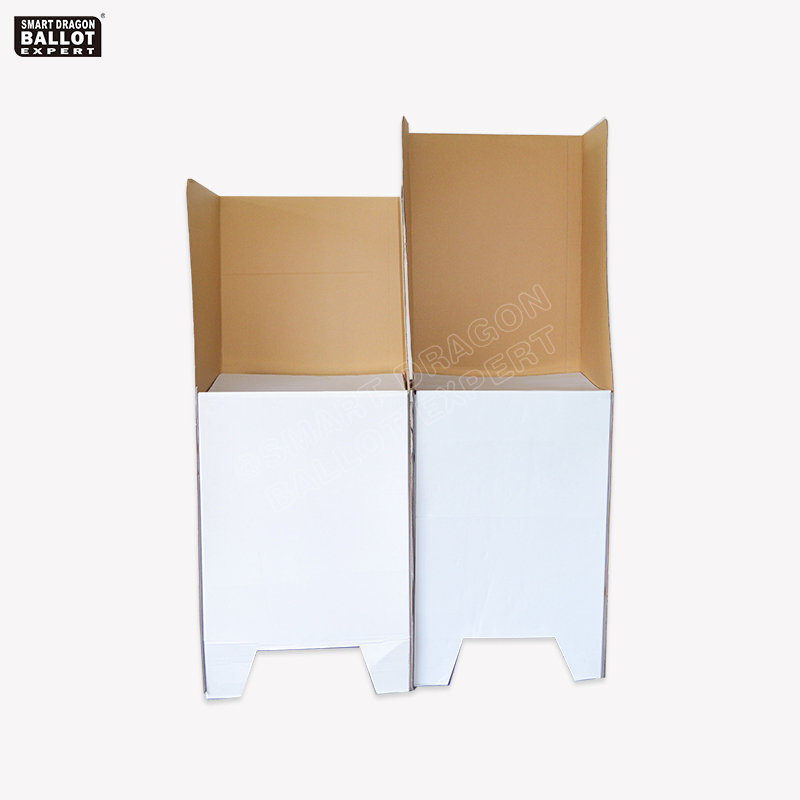 Corrugated Cardboard Voting BoothBallot Box Supplier, Election
