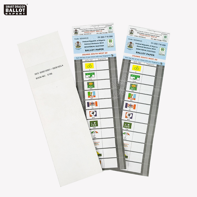 Ballot Papers Voting Card