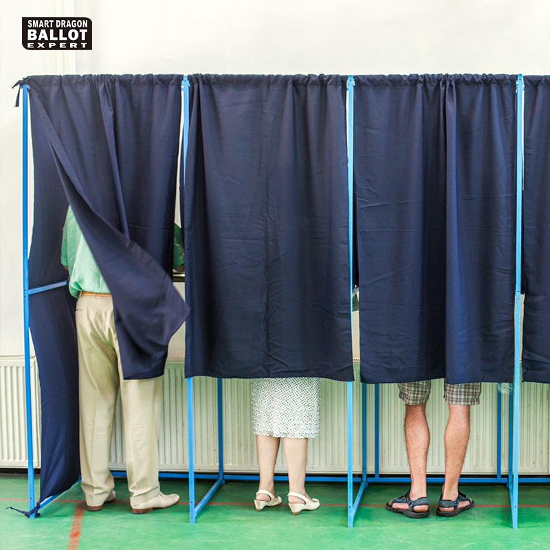 Métal isoloir de vote