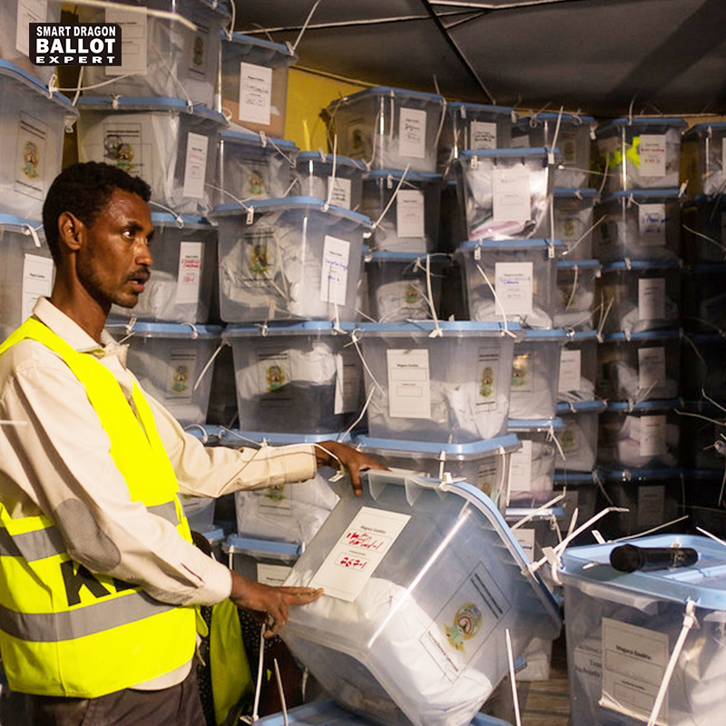 Boîte de rangement en plastique fichier boîte avec roue