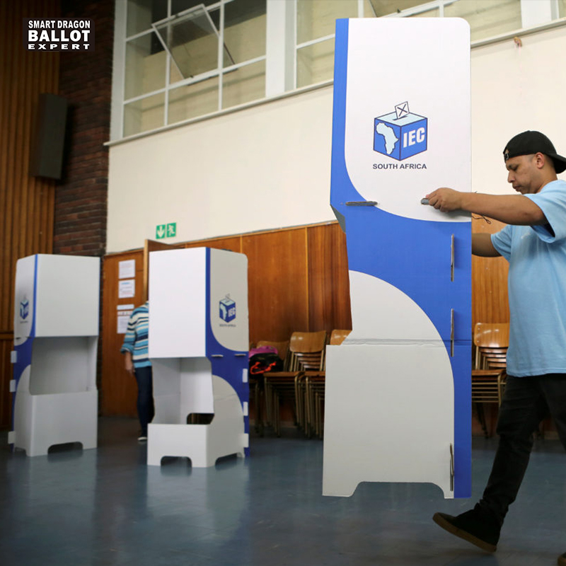 Corrugated Cardboard Voting Booth