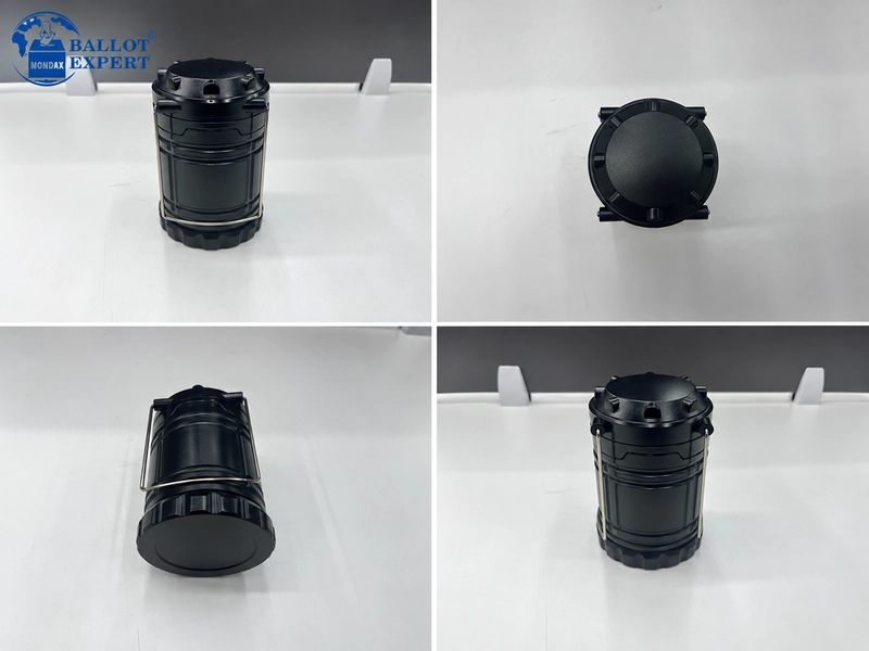 Portable LED lantern folded view