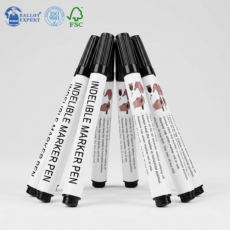 Metal fingerprint ink pad exterior and inner structure