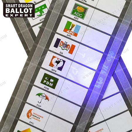 Anti-counterfeit-ballot-paper